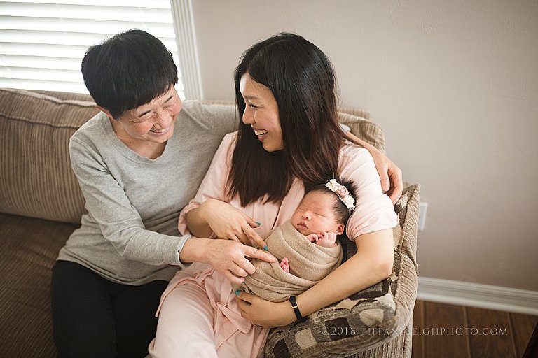 3 generation newborn photography