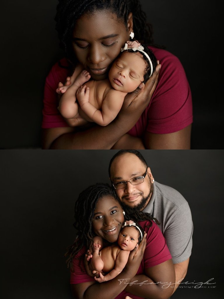 newborn parent poses