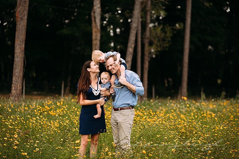Gainesville family wild flower session