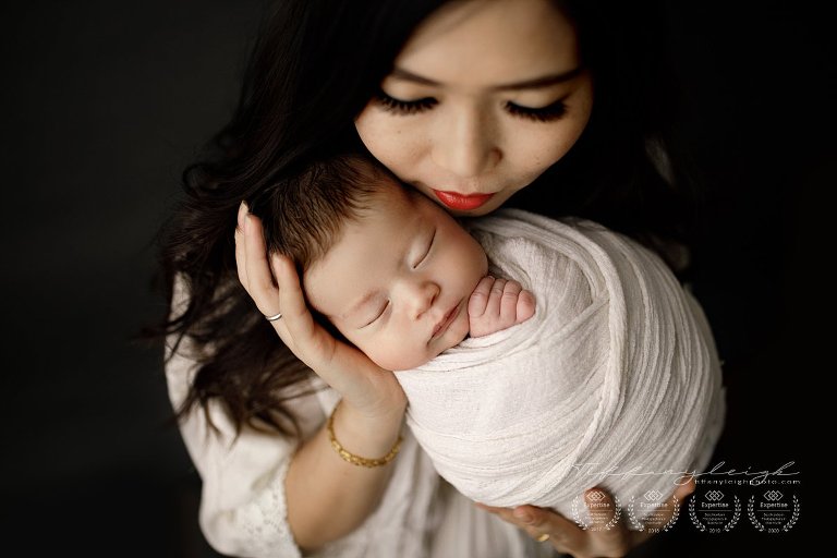 glowing new mom life