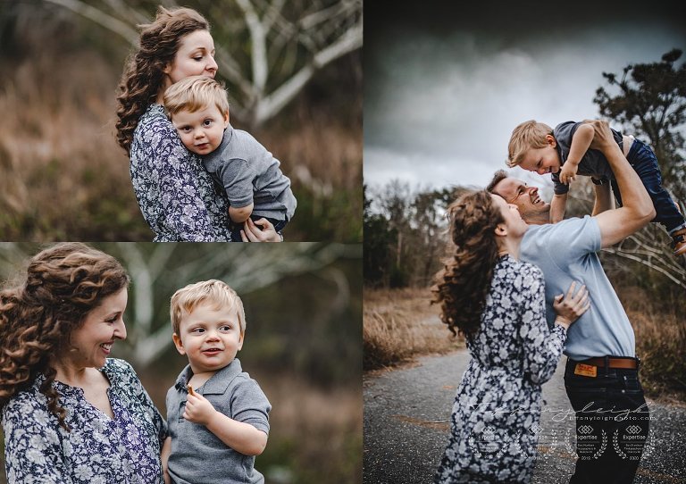 family session with son