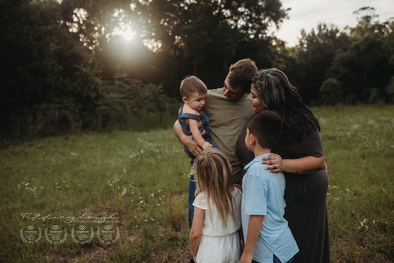 gainesville photographer, family at sunset