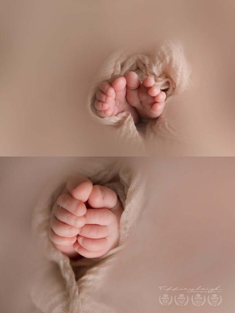 macros baby toes close ups