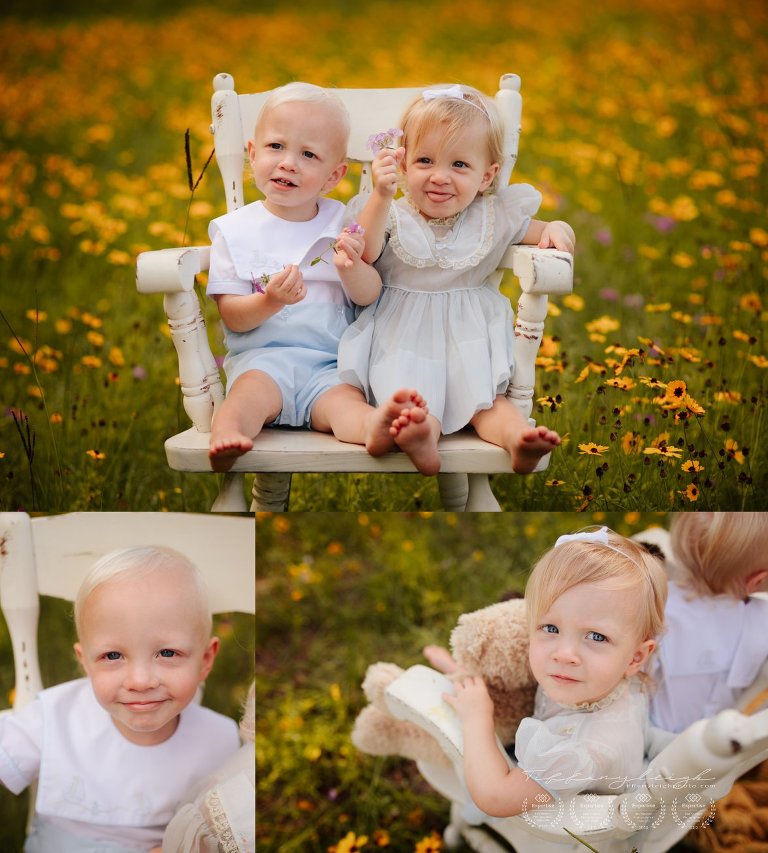gainesville twins sharing chair 
