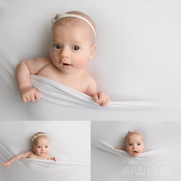 5 Month baby photoshoot idea at home - YouTube