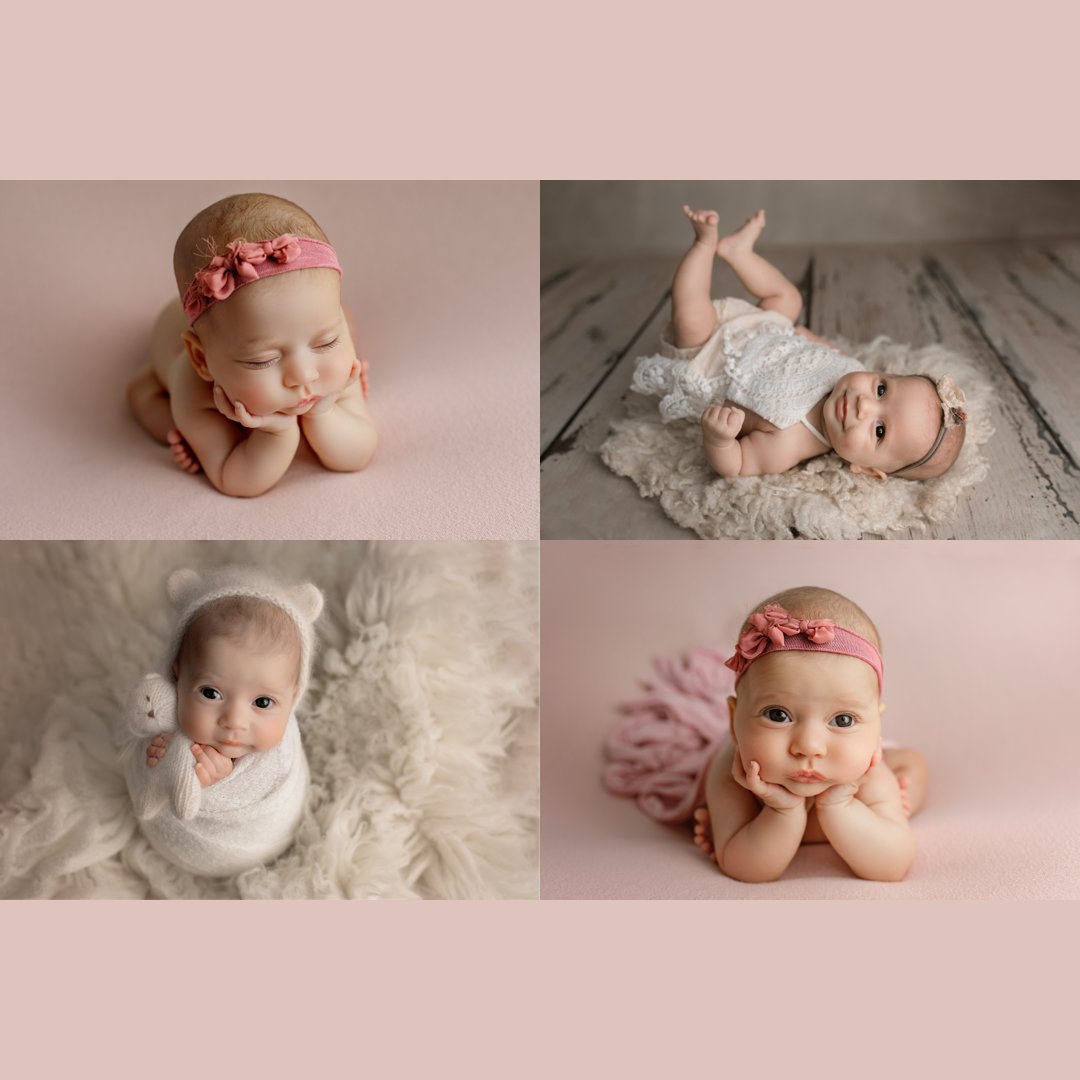 Baby 2 month photo! Flower wreath idea. | Baby milestones pictures, Baby  month by month, Monthly baby pictures