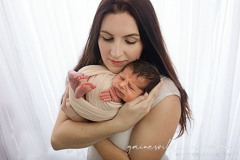 Newborn and mommy haile plantation florida