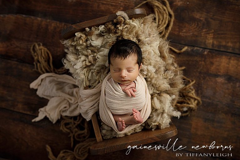 Baby in bed prop gainesville florida 