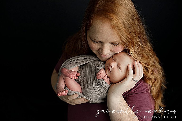 momma and baby images Newborn Photography Gainesville