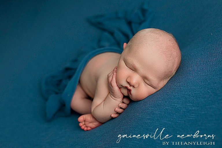 Baby boy on blue haile plantation