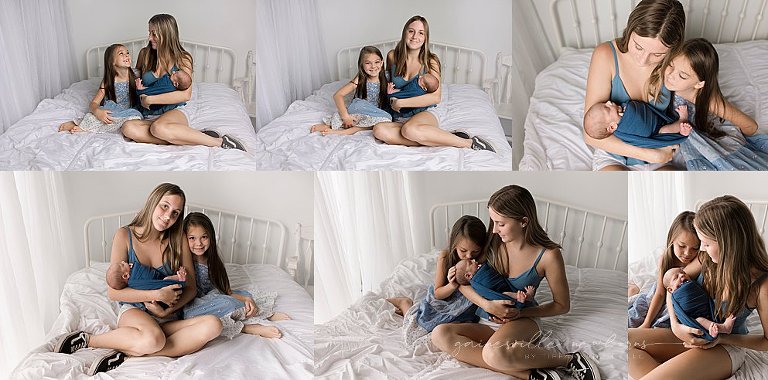 sibling and newborn photography