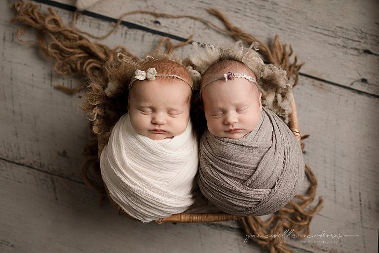 twin session gainesville photography studio